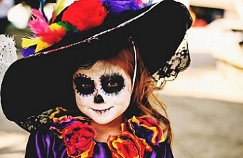 maquillaje de catrina para ni�os