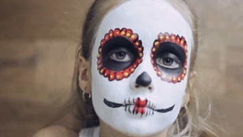maquillaje de catrina para ni�os