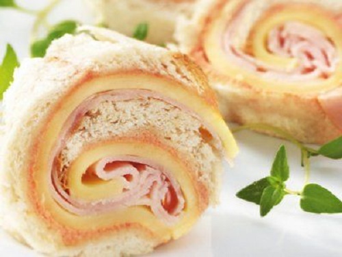receta para preparar rollitos de jam�n con queso