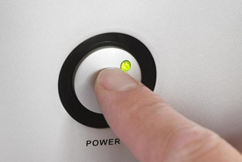 apagar el dispositivo electr�nico