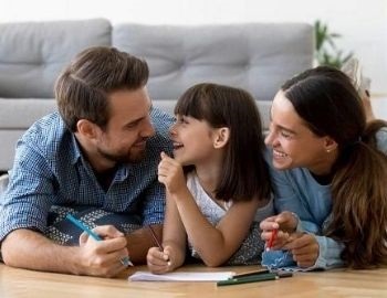 ense�ando valores a los hijos